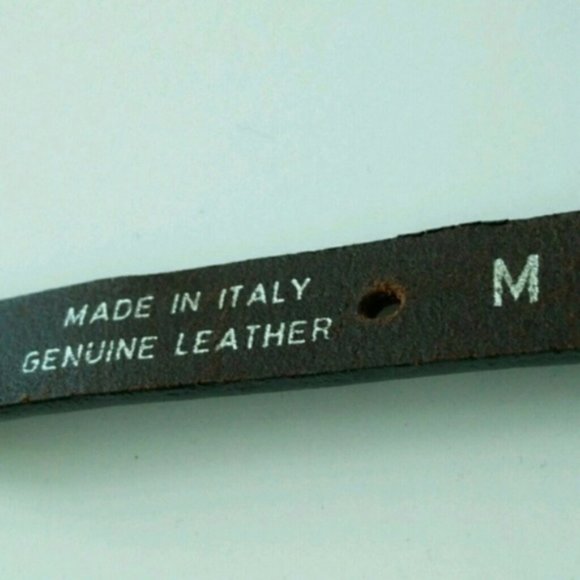 Ibel VINTAGE Rope Leather Antique Brass Belt main image 7